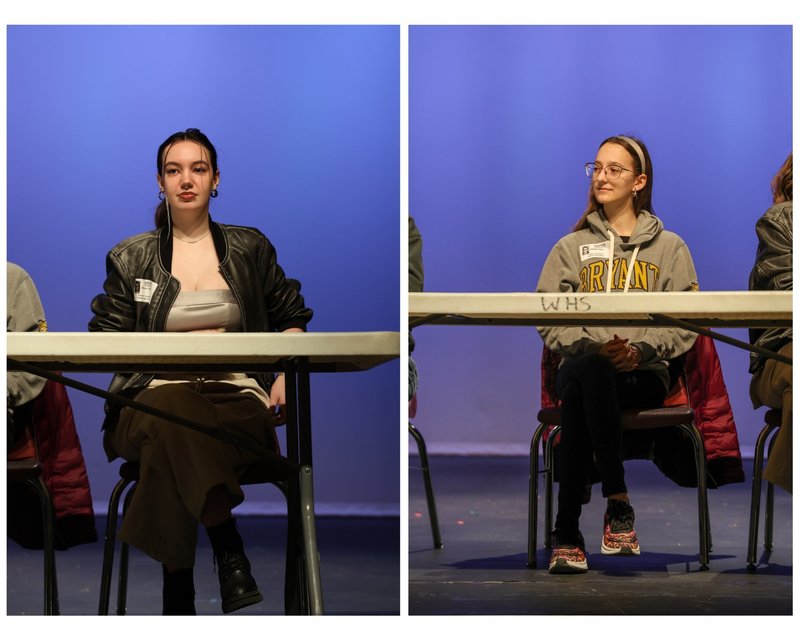 close-ups of Isabelle Elam and Lilly Yohe