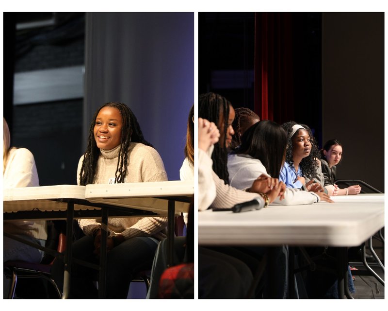 close-ups of Dumebi Ojei and Shanique Hill