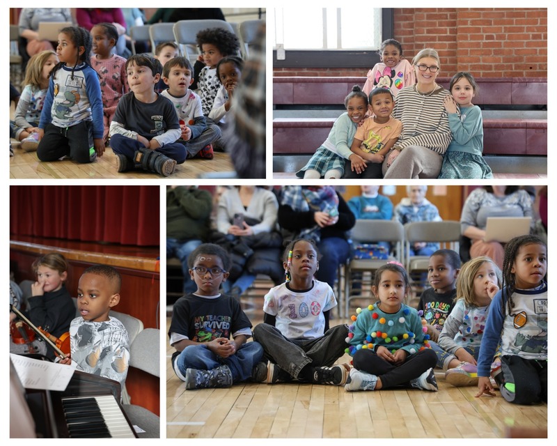 POQ winter strings concert collage