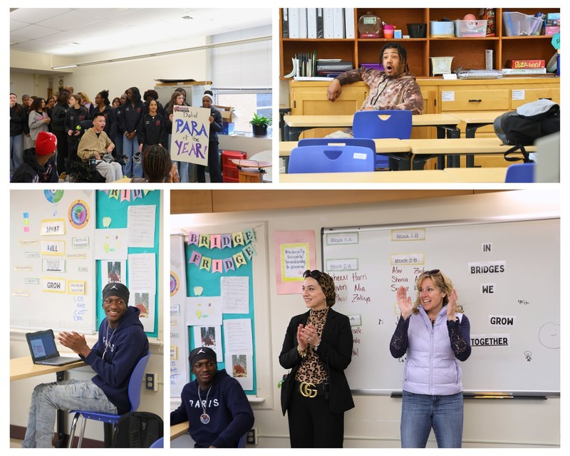Samuel is surprised to receive the award