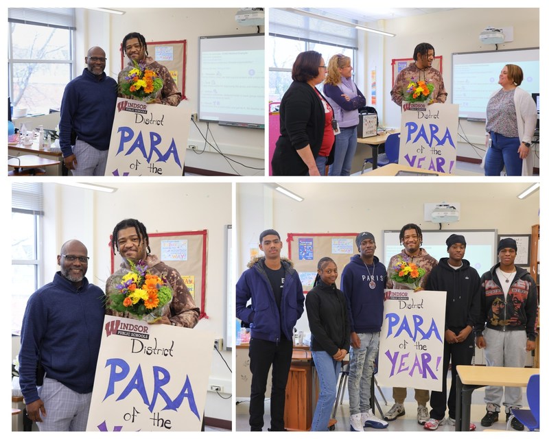 Samuel with his colleagues and students