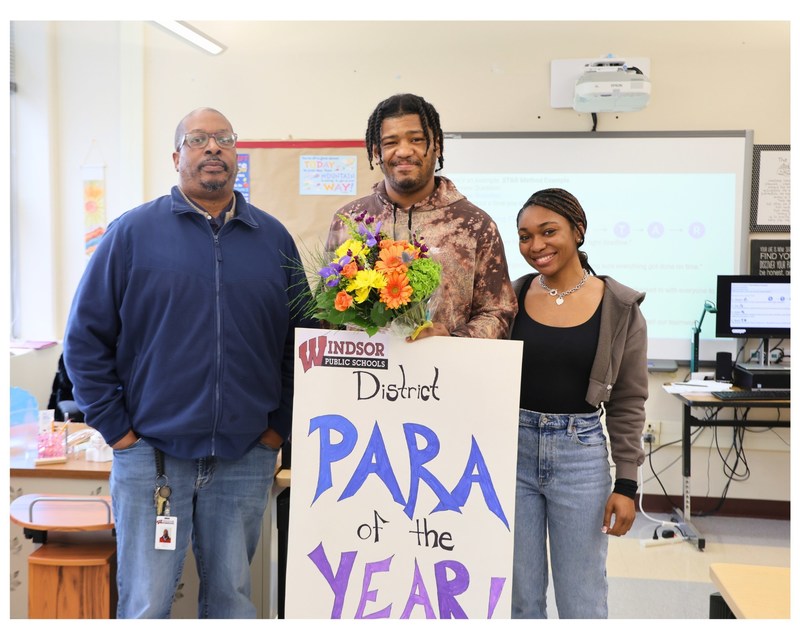 Samuel with his colleagues