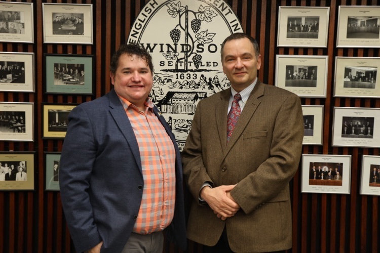 newly elected boe members Andy king and James Madison