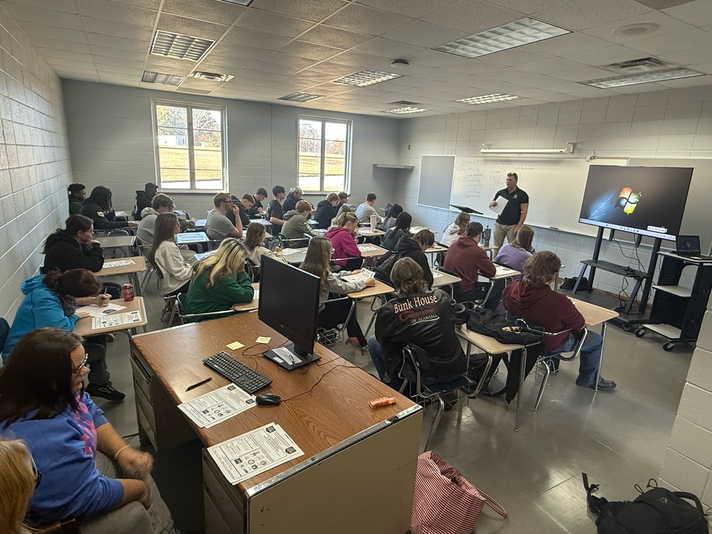 National Guard Visits the seniors at Winfield City High School
