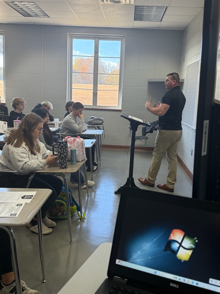 National Guard Visits the seniors at Winfield City High School