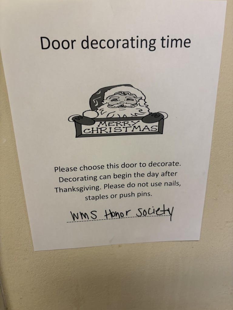 WMS Honor Society Sunset Manor