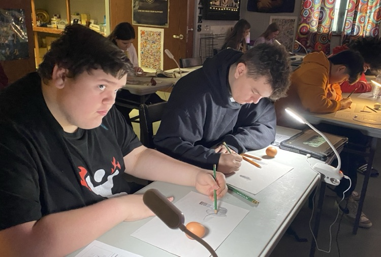 applying light to study shadow