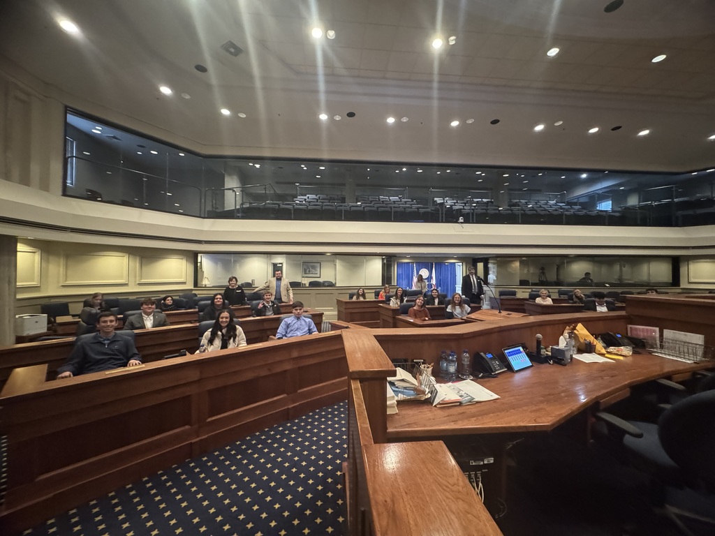 MWYLA sitting on the Senate Floor