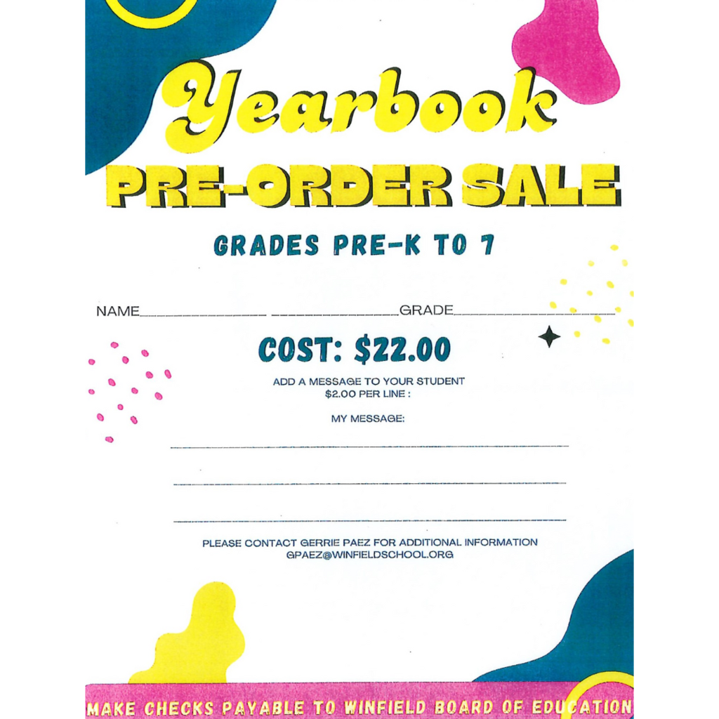 2024 Yearbook Presale