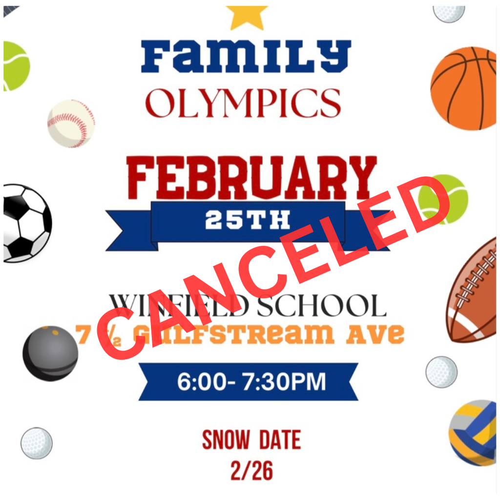 Family Olympics Canceled