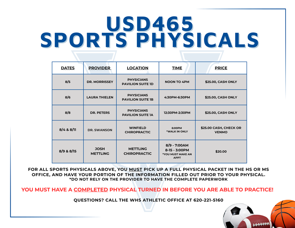 Sports Physicals