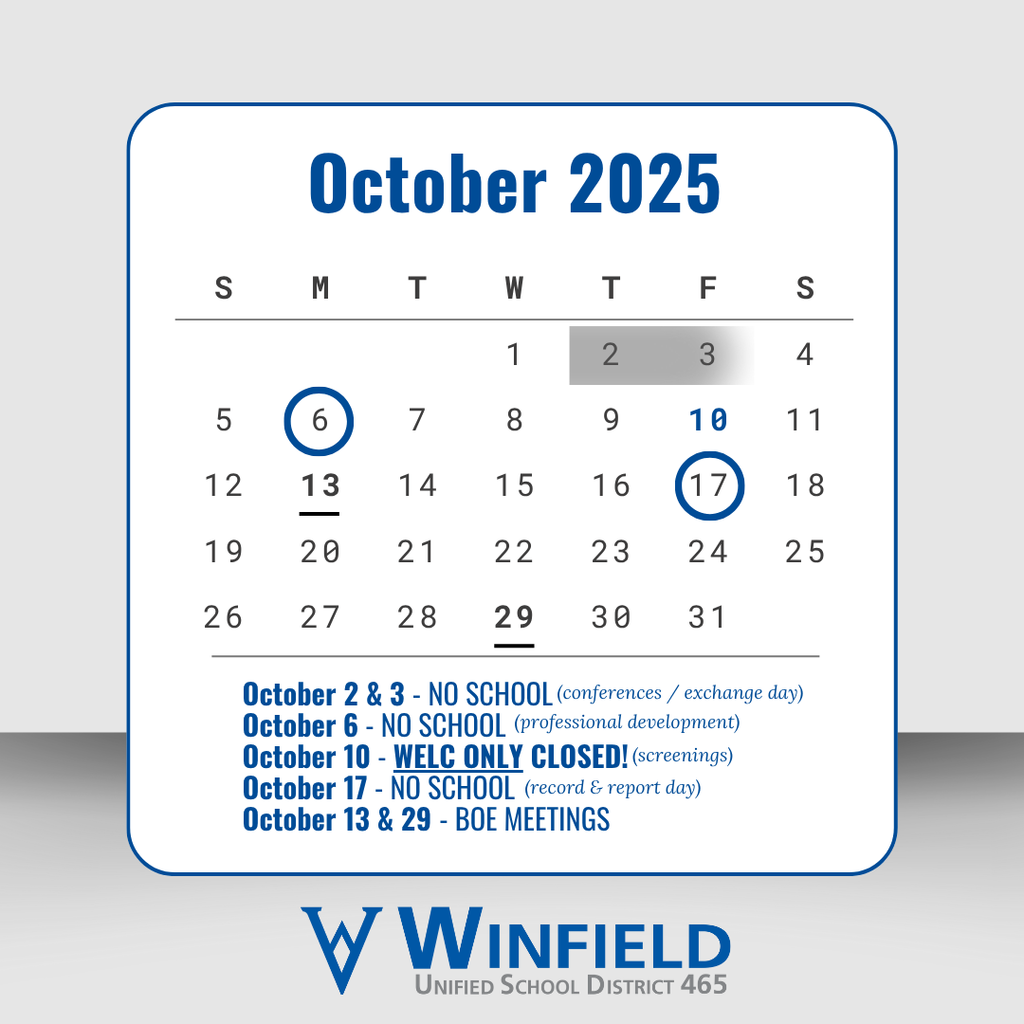 October Calendar