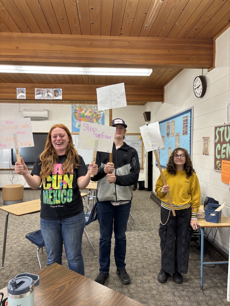 Protests were held and flyers were hung up throughout the whole classroom