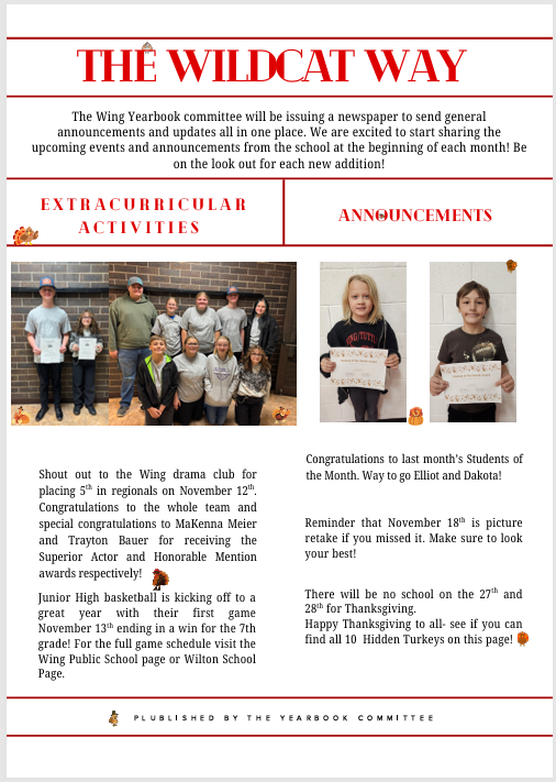 November Newspaper Edition