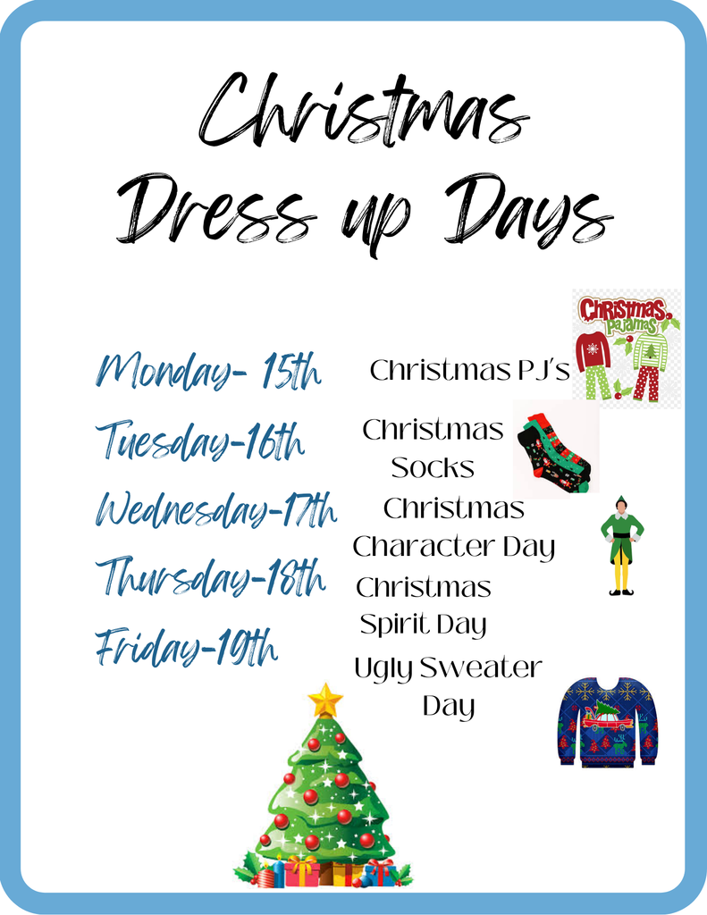 Snow Week Dress up Days School event Dress up days poster (1)