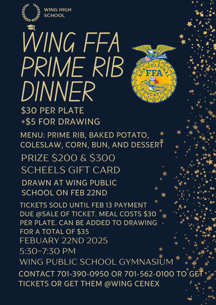 FFA Prime Rib Dinner