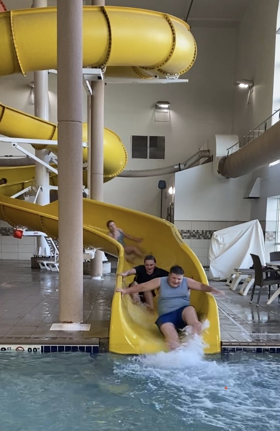 water slide