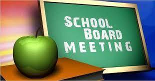 Special School Board Meeting Wednesday January 8 at 6:00