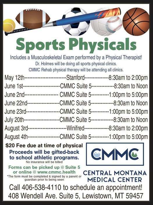 Sports Physicals for 2026-27 School Year