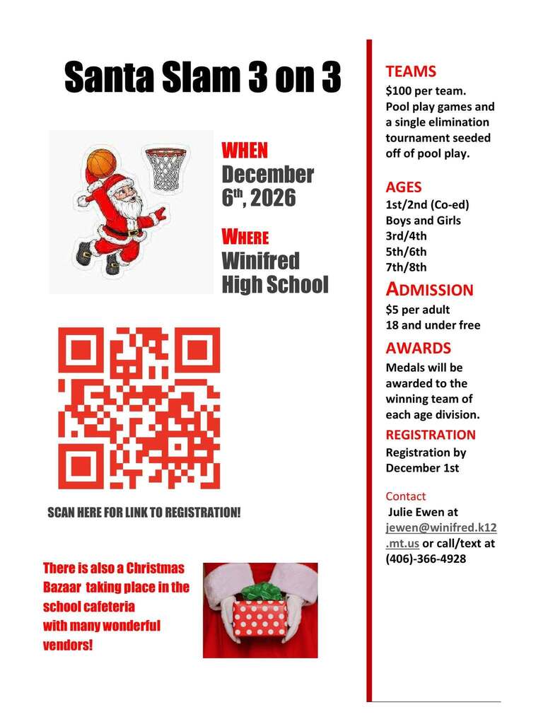 santa slam and Christmas Bazaar