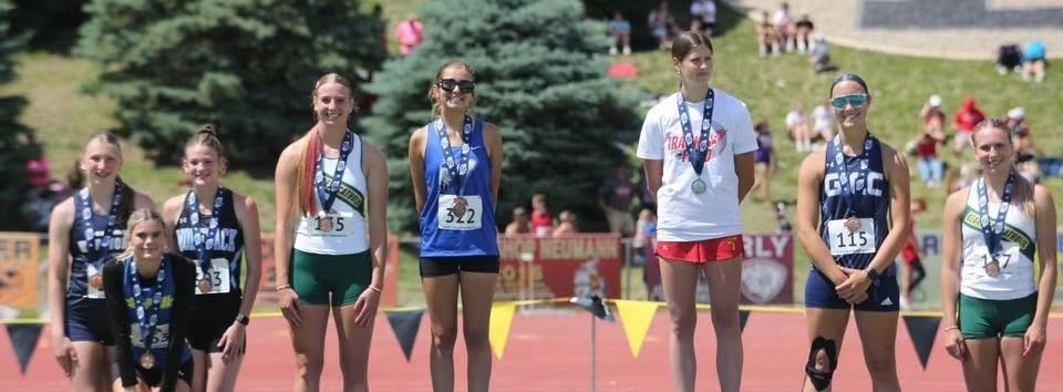 Gianna on state podium