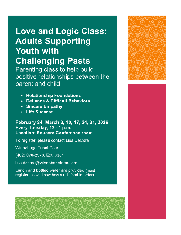 flyer for love and logic class