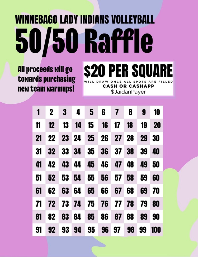 lady Indians raffle