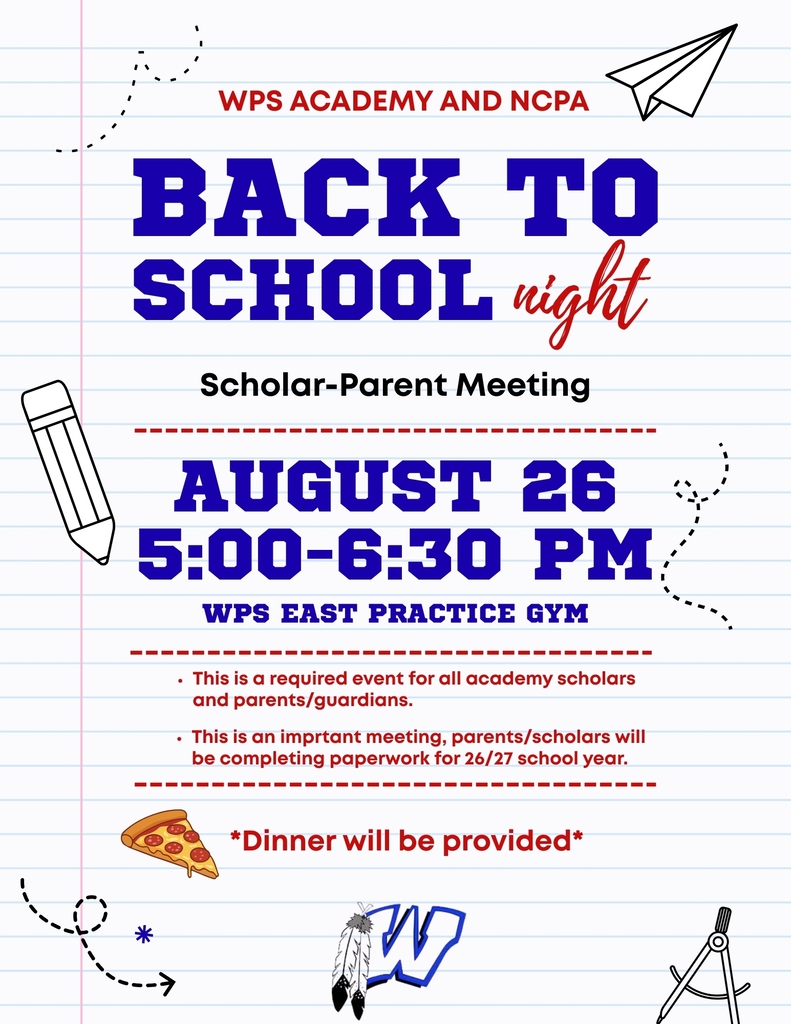 WPS Academy and NCPA back to school night!