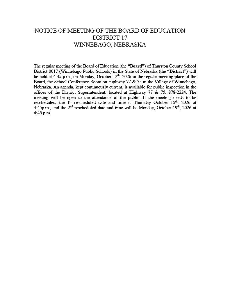 10.12 Meeting Notice