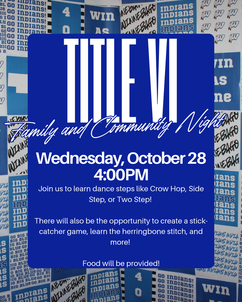 Title VI Family and Community Night Flyer for 10/28 at 4:00PM