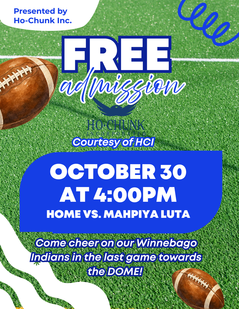 Free admission flyer for 10/30