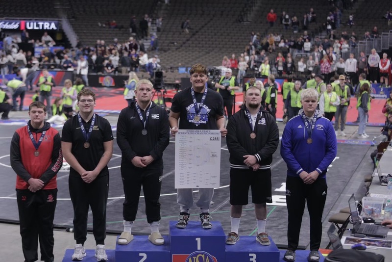 Jared on state podium
