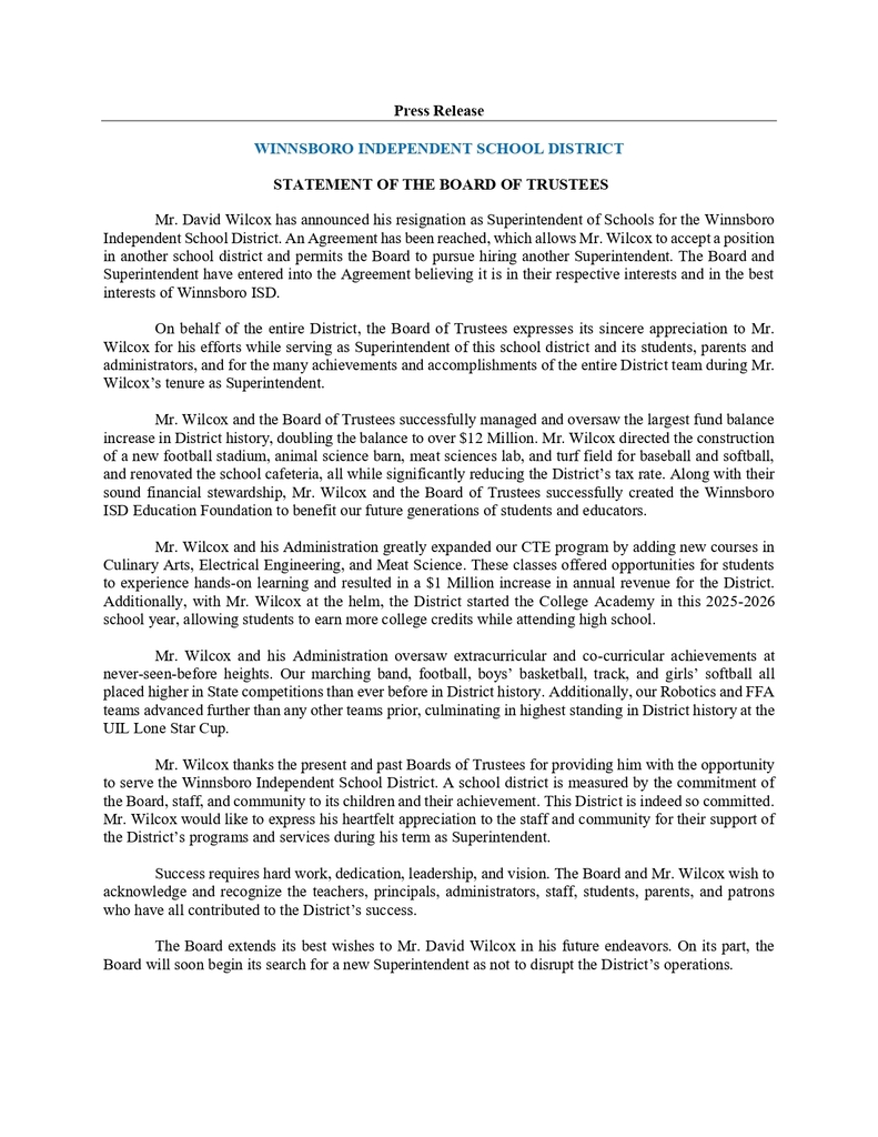 statement