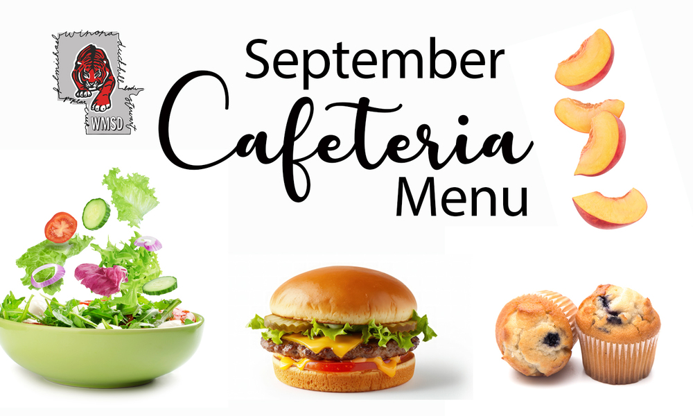 September Cafeteria Menus