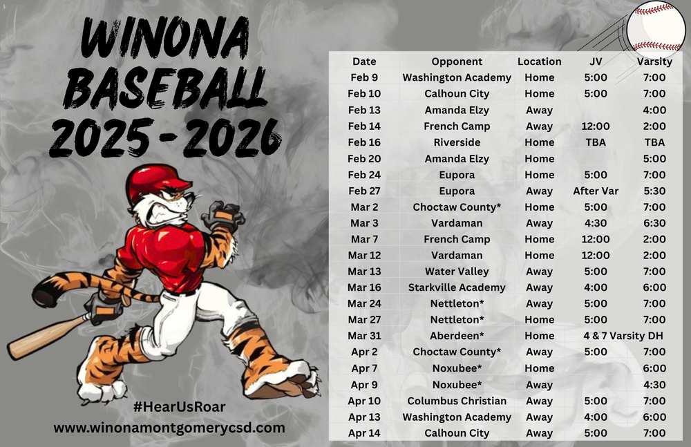 Baseball Schedule