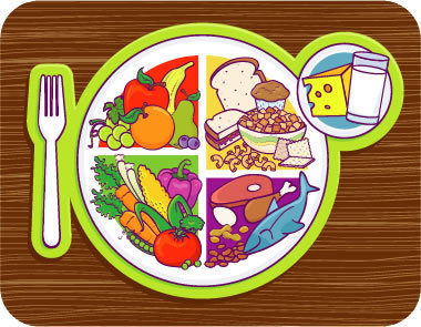 healthy foods on a plate