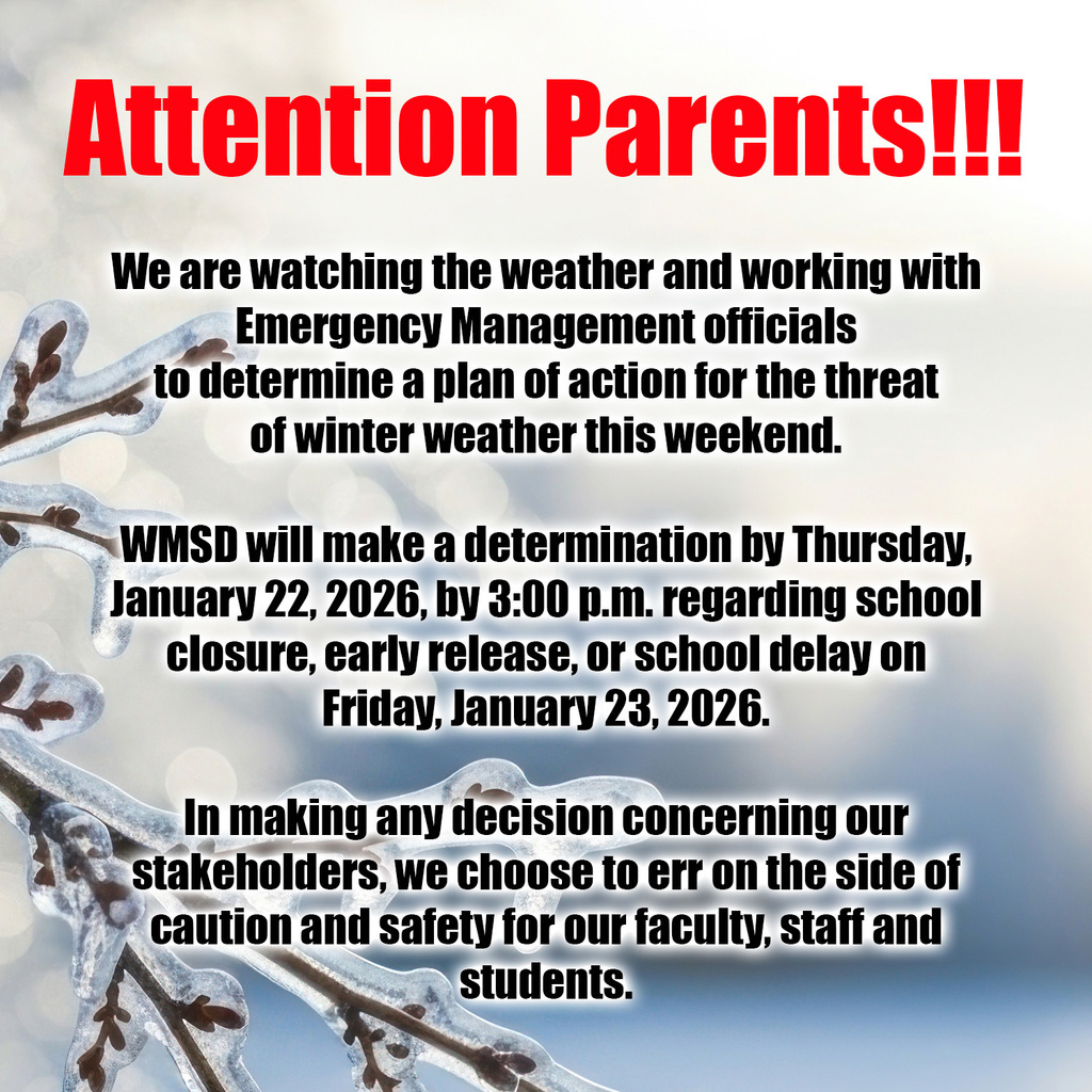 Weather announcement