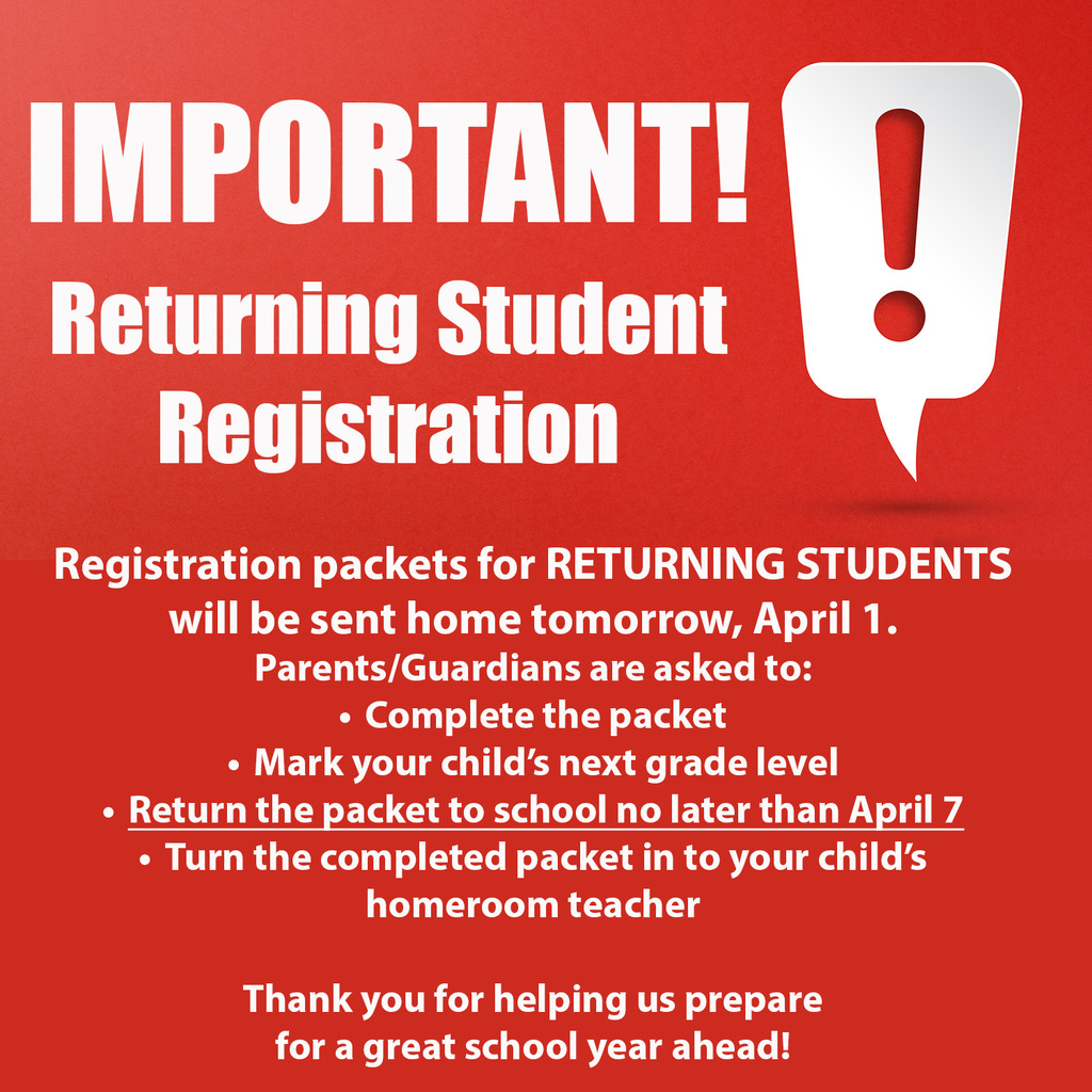Returning Student Registration