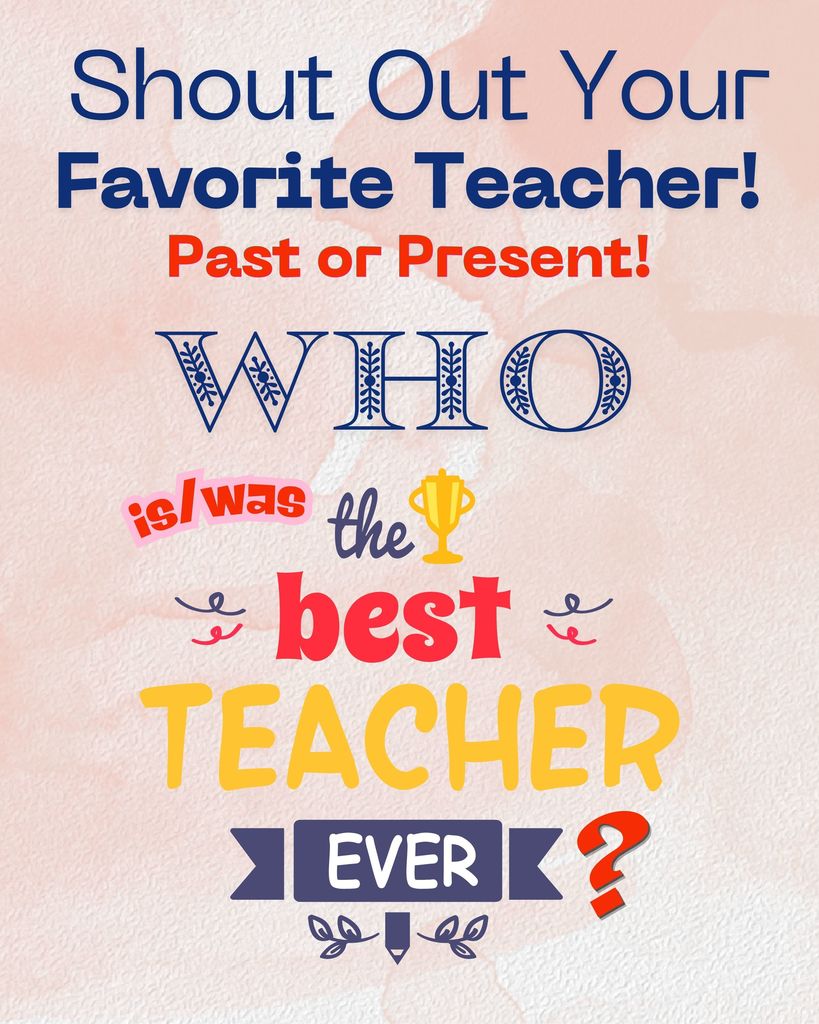 teacher appreciation
