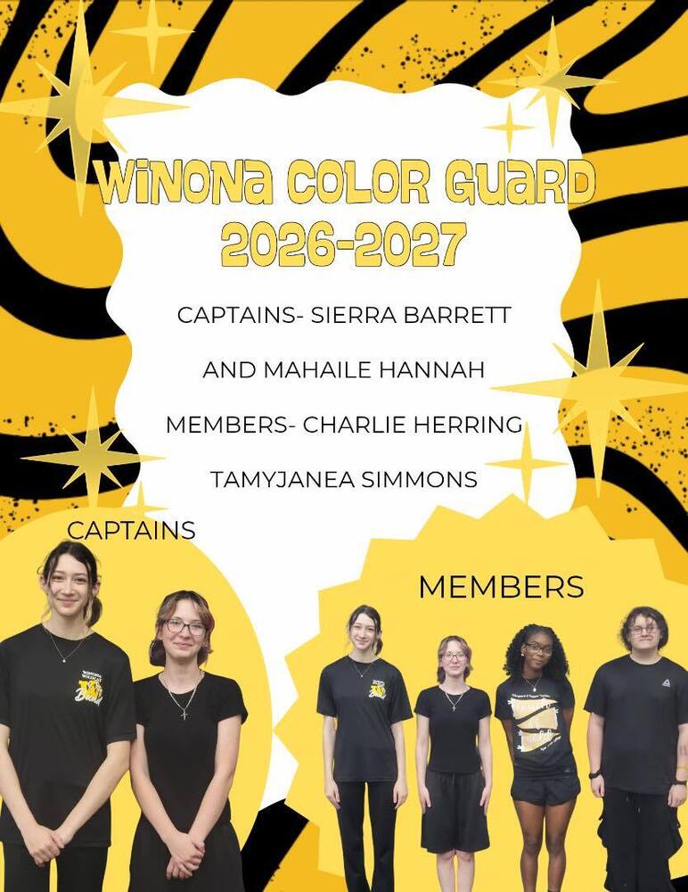 Congrats to the Colorguard