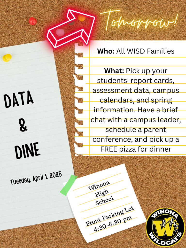 data & dine poster for April 1, 2025