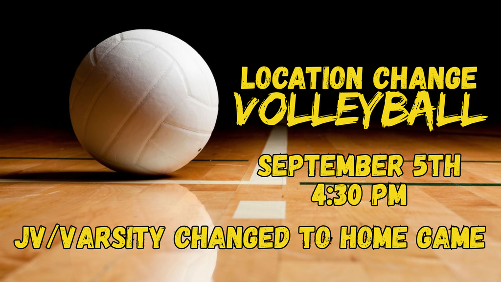 Venue Change for Volleyball Game