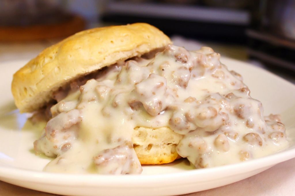 216391-easy-sausage-gravy-and-biscuits-TTV78-3x2-1-c21e8cfb2c524a7b882bd9c5300dadd3