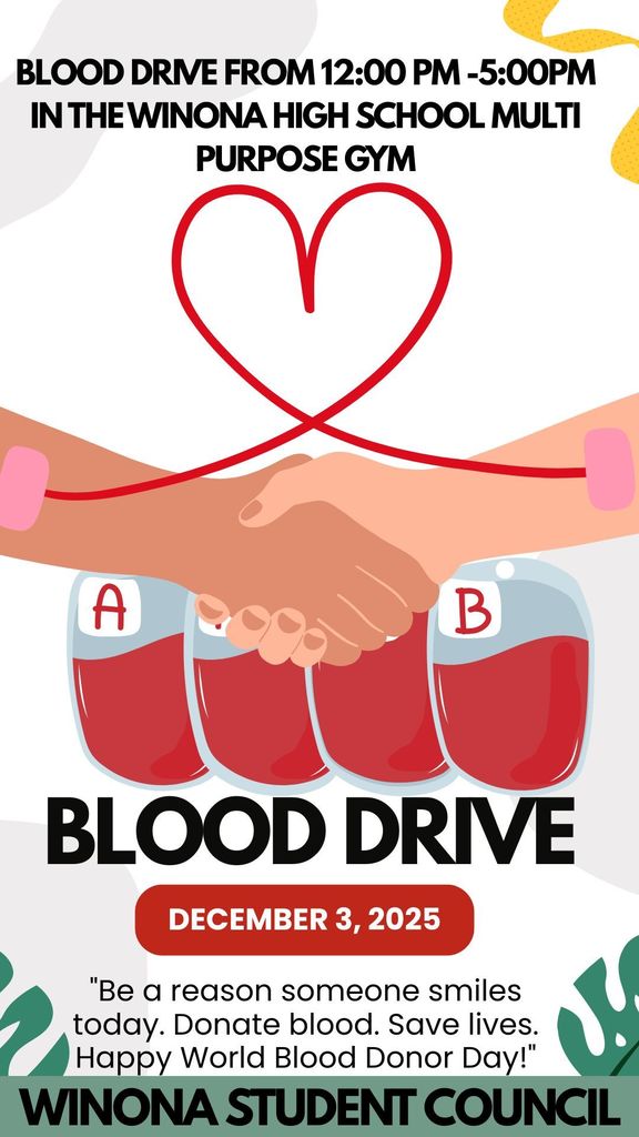 Red White and Yellow Illustrative Blood Drive Day Instagram Story