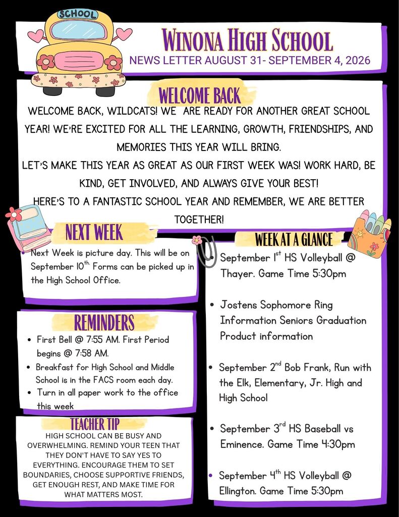 High School News Letter