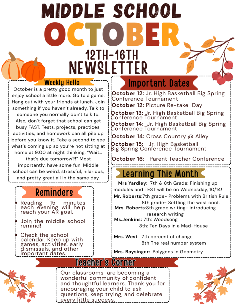 middle School News 