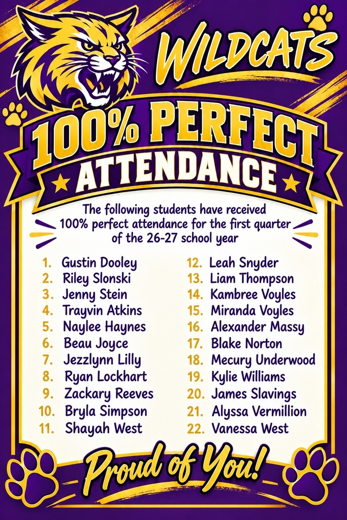 Perfect attendance