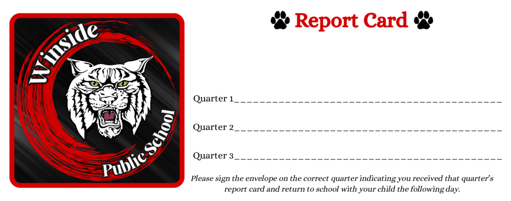 Report Card Envelope