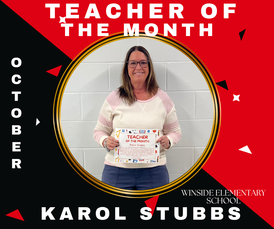 October Teacher of the Month