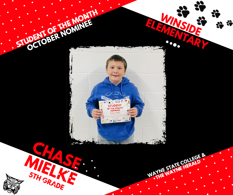 student of the month nominee